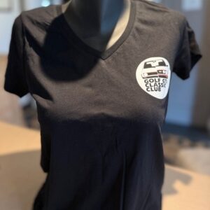 T-shirt GGCC noir pour femme