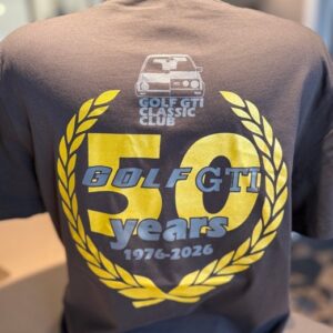 T-shirt "50 years Golf GTI" gris foncé pour homme